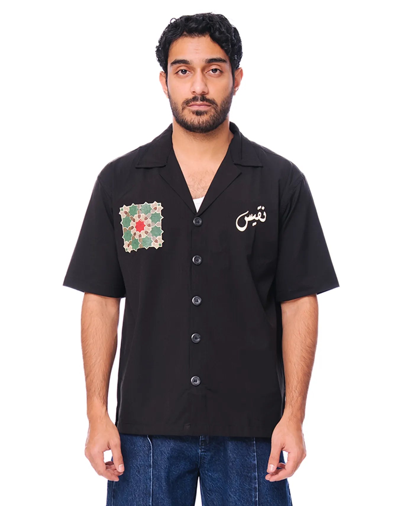 Naqees Black Black Mosaic - CULT - haider