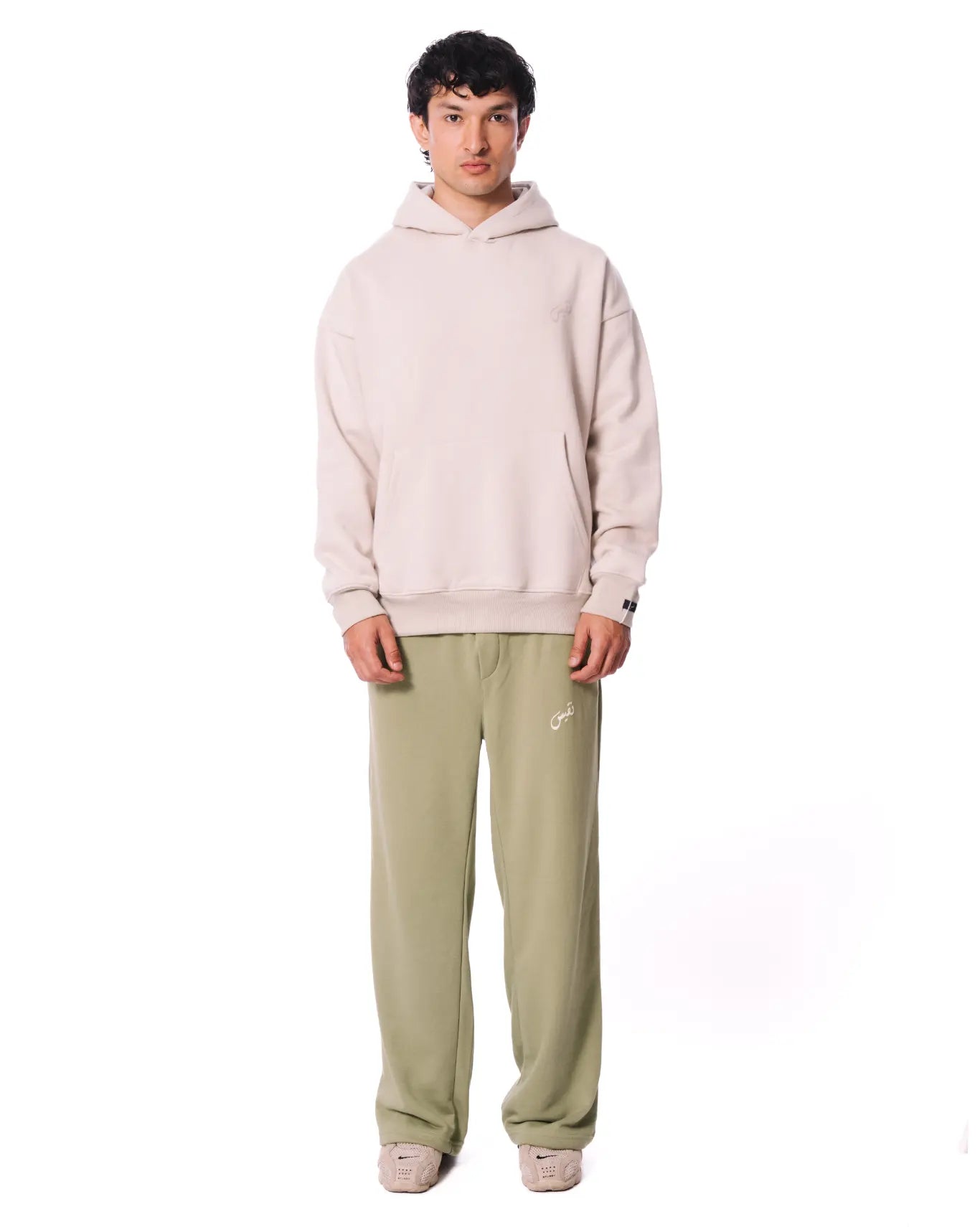 Naqees White Off White Essential Hoodie - CULT