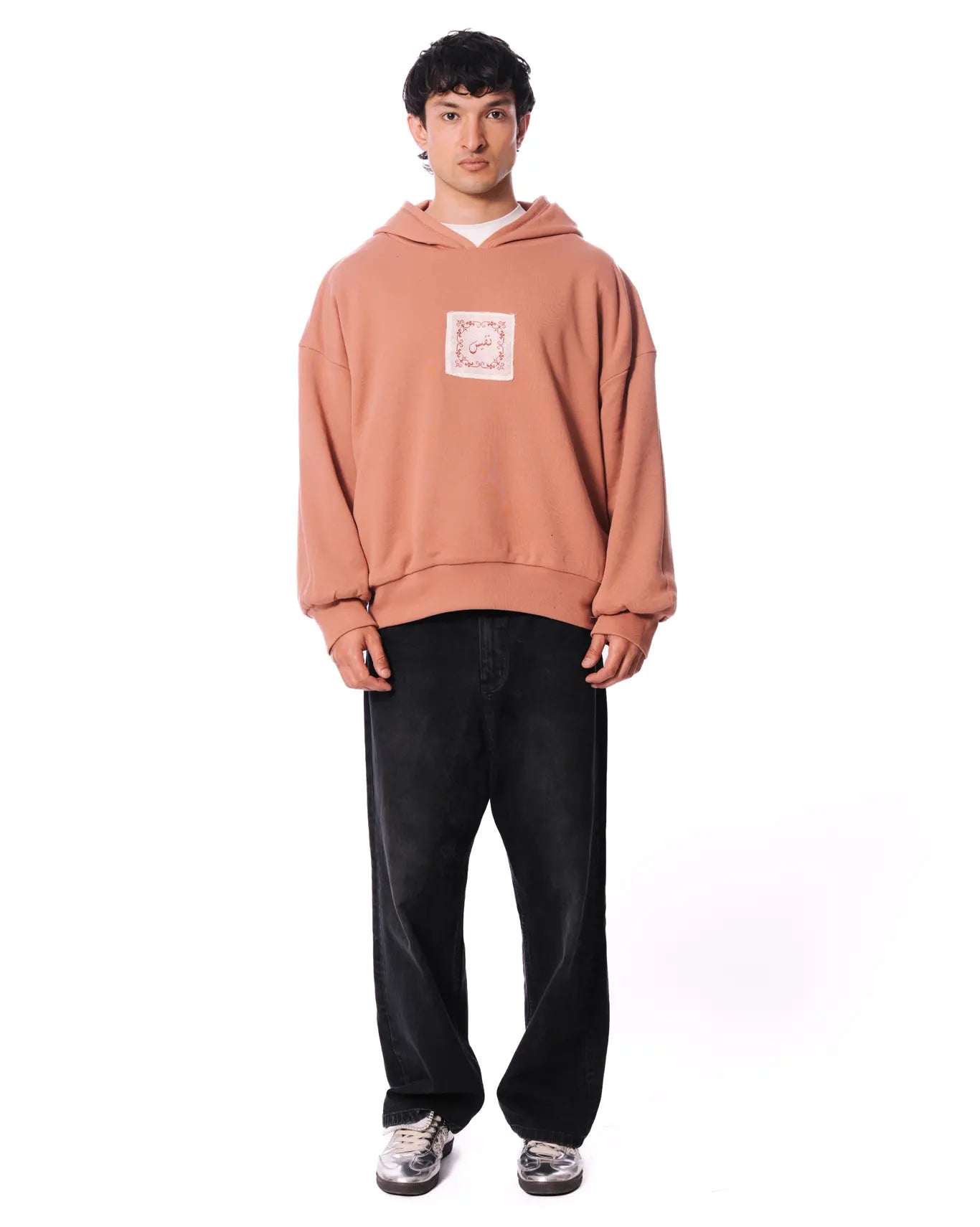 Naqees Rust Rust Reversible Balloon Hoodie - CULT - haider