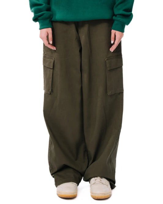 Loose Cargo Pants Olive