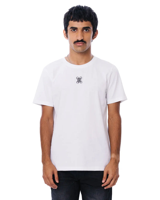 White Emblem Tee