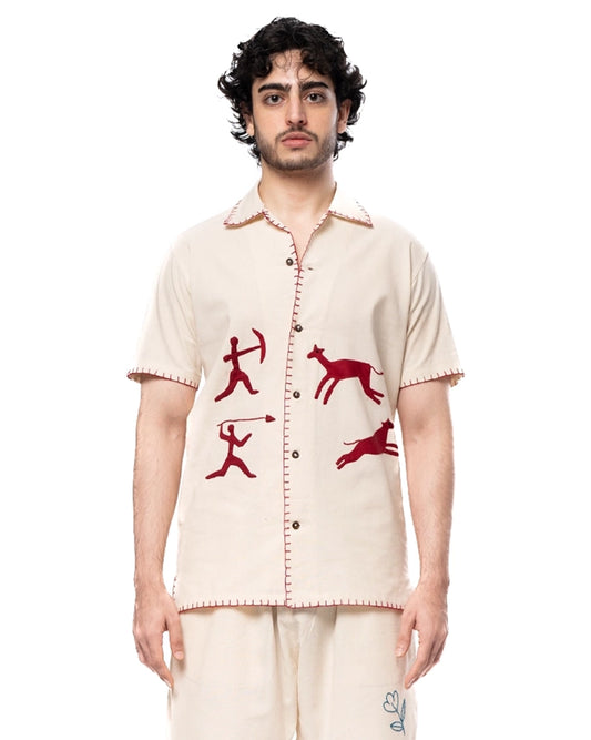 Wear Oga White Antlers Pursuit Shirt Cult Karachi Pakistan