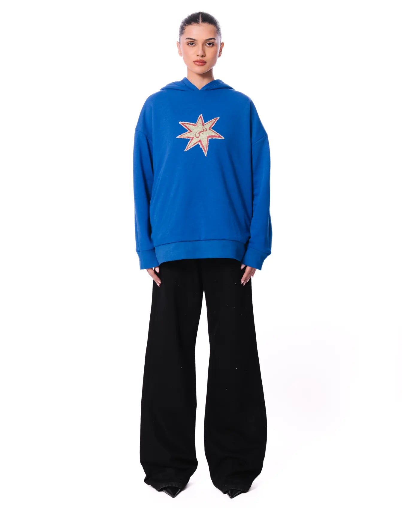 Naqees Royal Blue Royal Blue Reversible Hoodie - CULT - haider