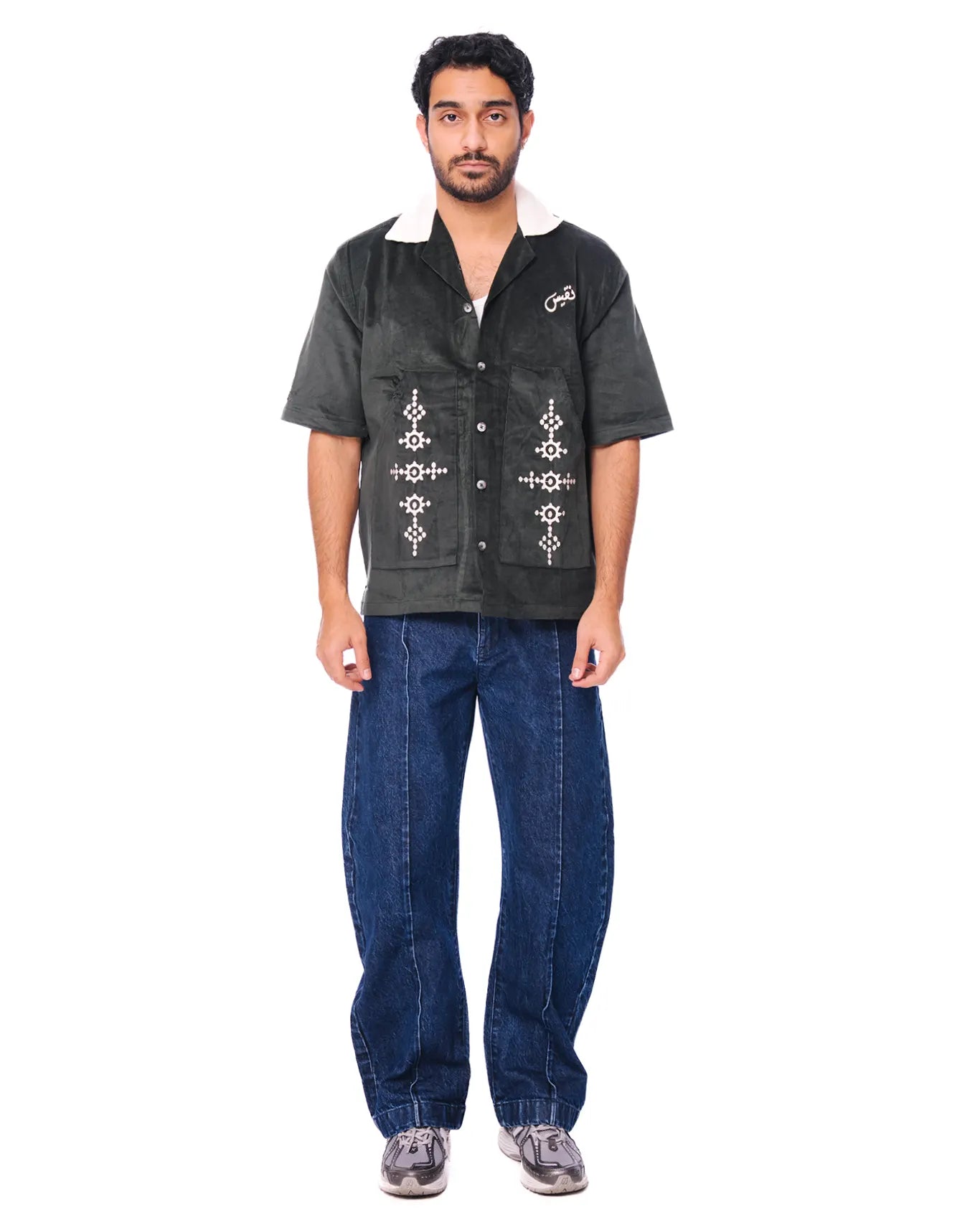 Naqees Green Green Corduroy - CULT - haider