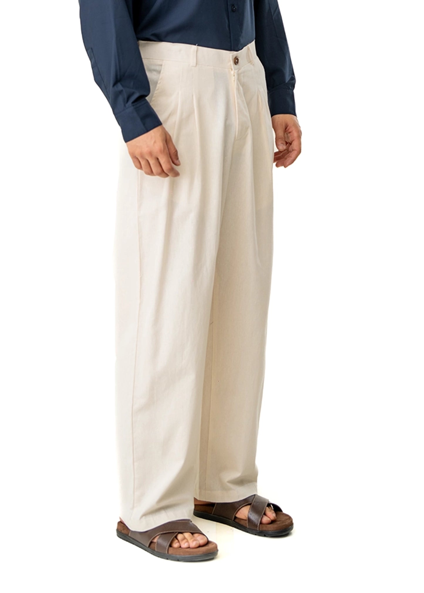 Wear Oga Beige Beige Sailor Pants - CULT - haider