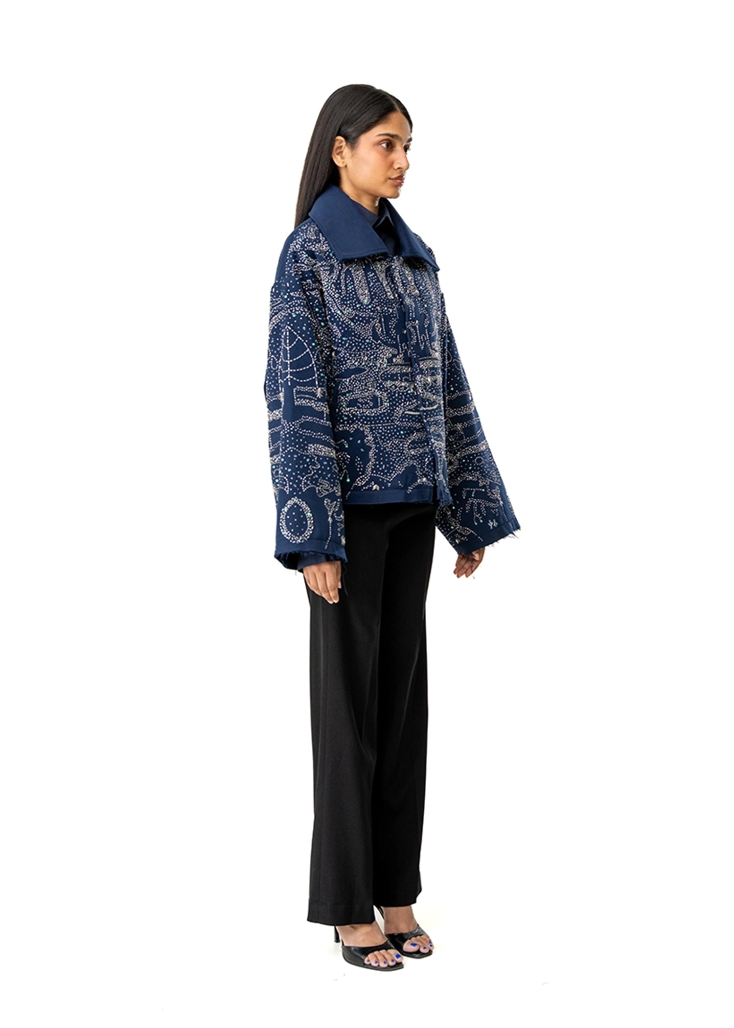 Dreams of Arthur Navy Blue Midnight Jacket Cult Karachi Pakistan