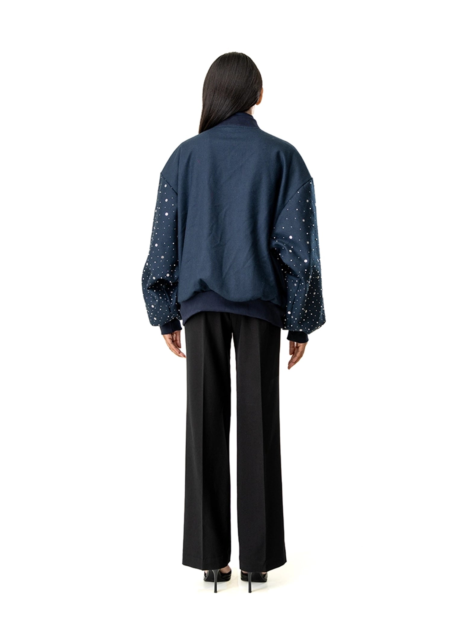 Dreams of Arthur Navy Blue Spaceman Bomber Jacket Cult Karachi Pakistan