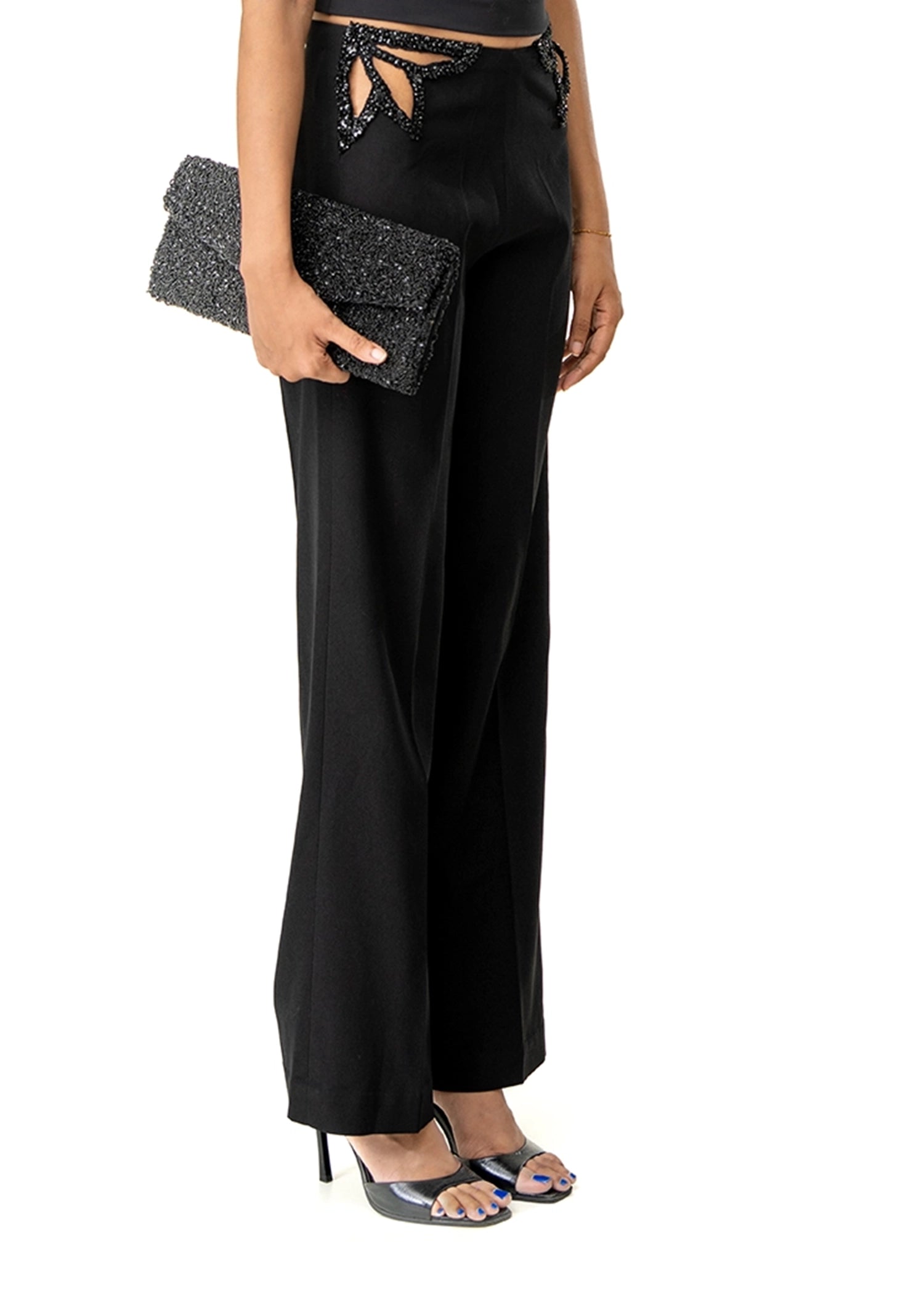 Project 1959 Black Stardust Pants Cut Karachi Pakistan