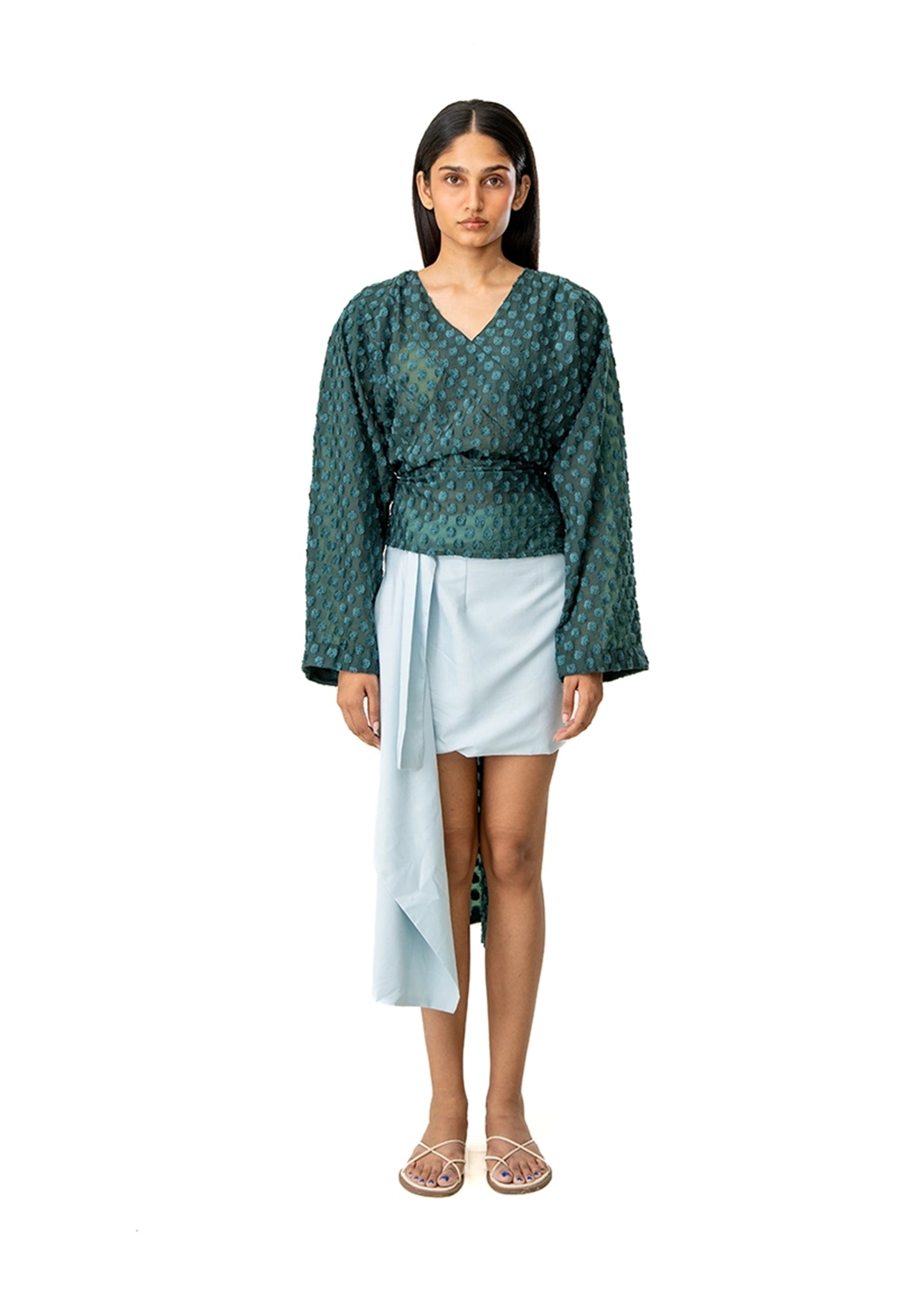 Baro Studio Teal Teal Bawa Shirt - CULT - haider