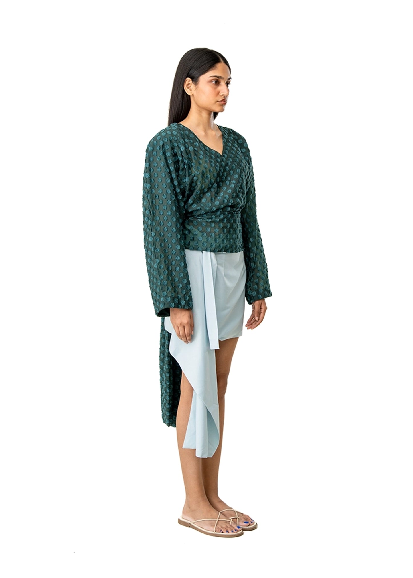 Baro Studio Teal Teal Bawa Shirt - CULT - haider