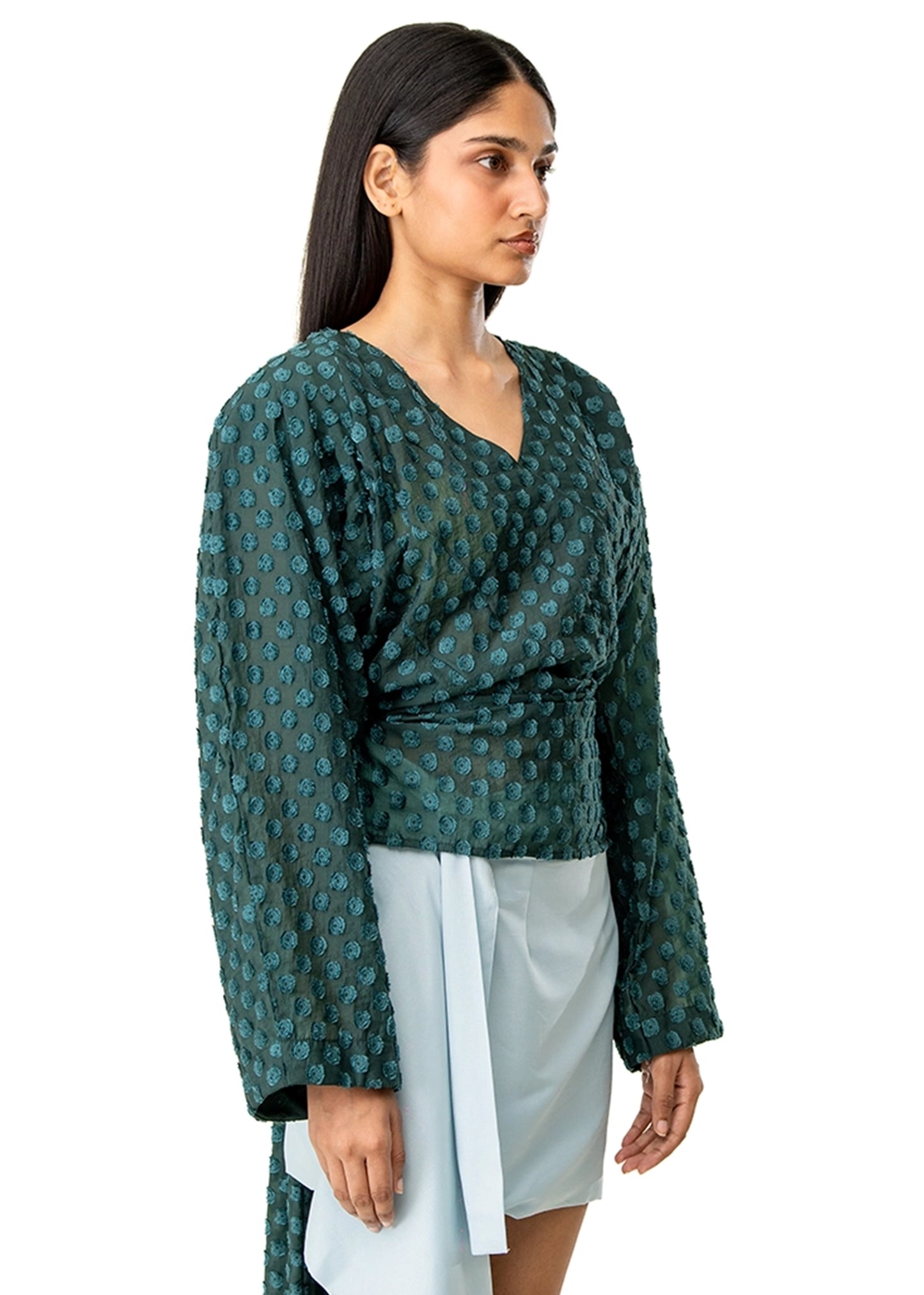 Baro Studio Teal Teal Bawa Shirt - CULT - haider