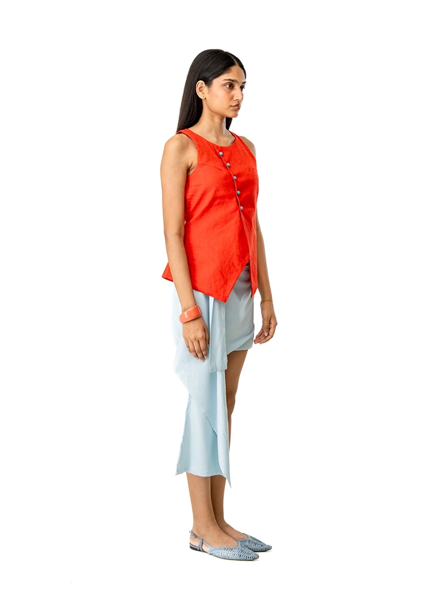 Cultishh Orange Orange Kim Vest - CULT - haider