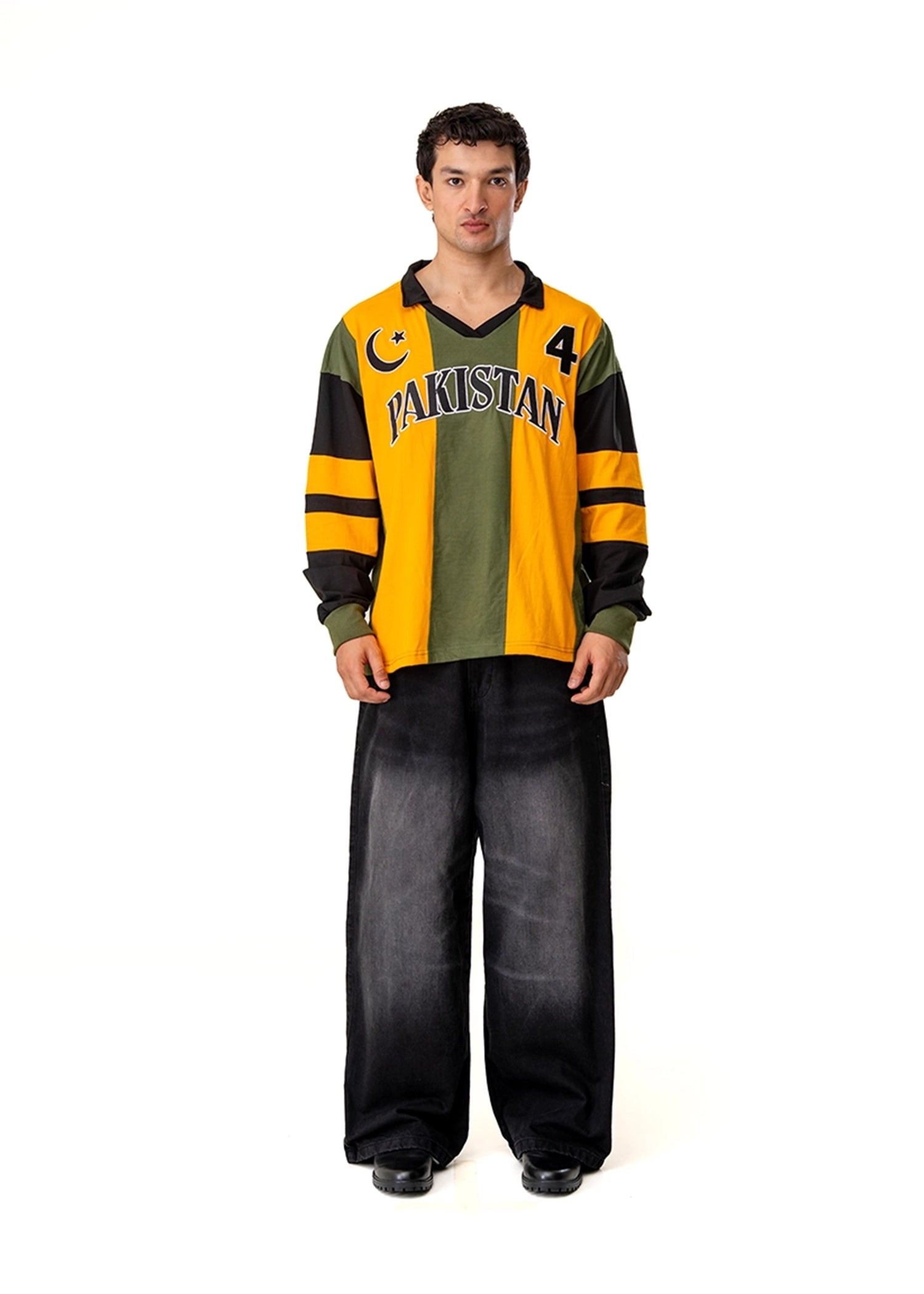 Motherland Orange Goal Keeper LS Cotton Jersey Cult Karachi Pakistan