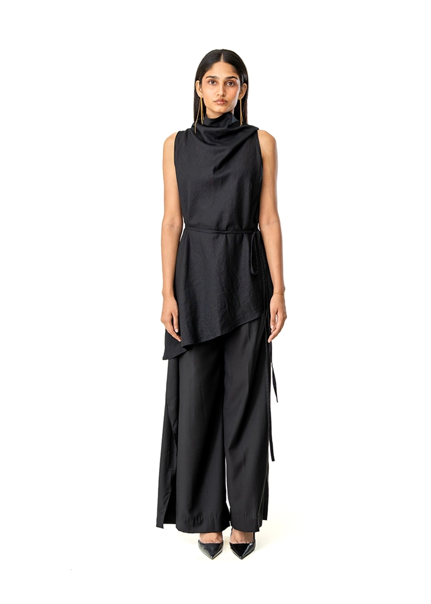 Baro Studio Black Black Suri Shirt - CULT - haider