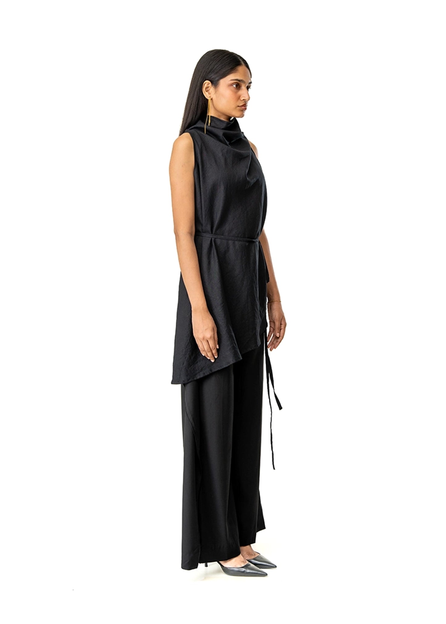 Baro Studio Black Black Suri Shirt - CULT - haider