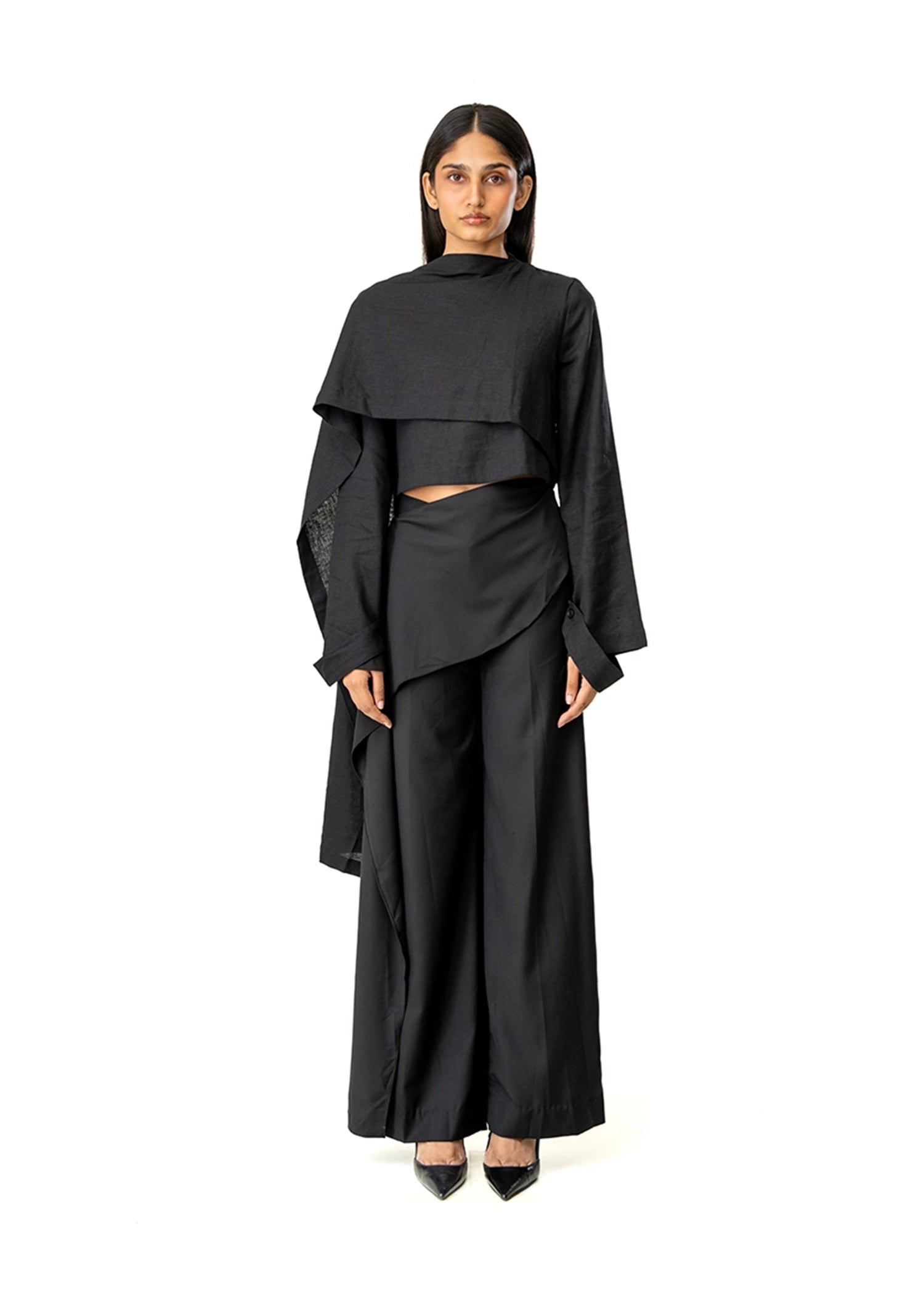 Ishq-e-Amore The Black Slow Burn Shawl TopCult Karachi Pakistan