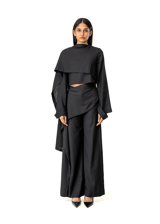 Ishq-e-Amore The Black Slow Burn Shawl TopCult Karachi Pakistan