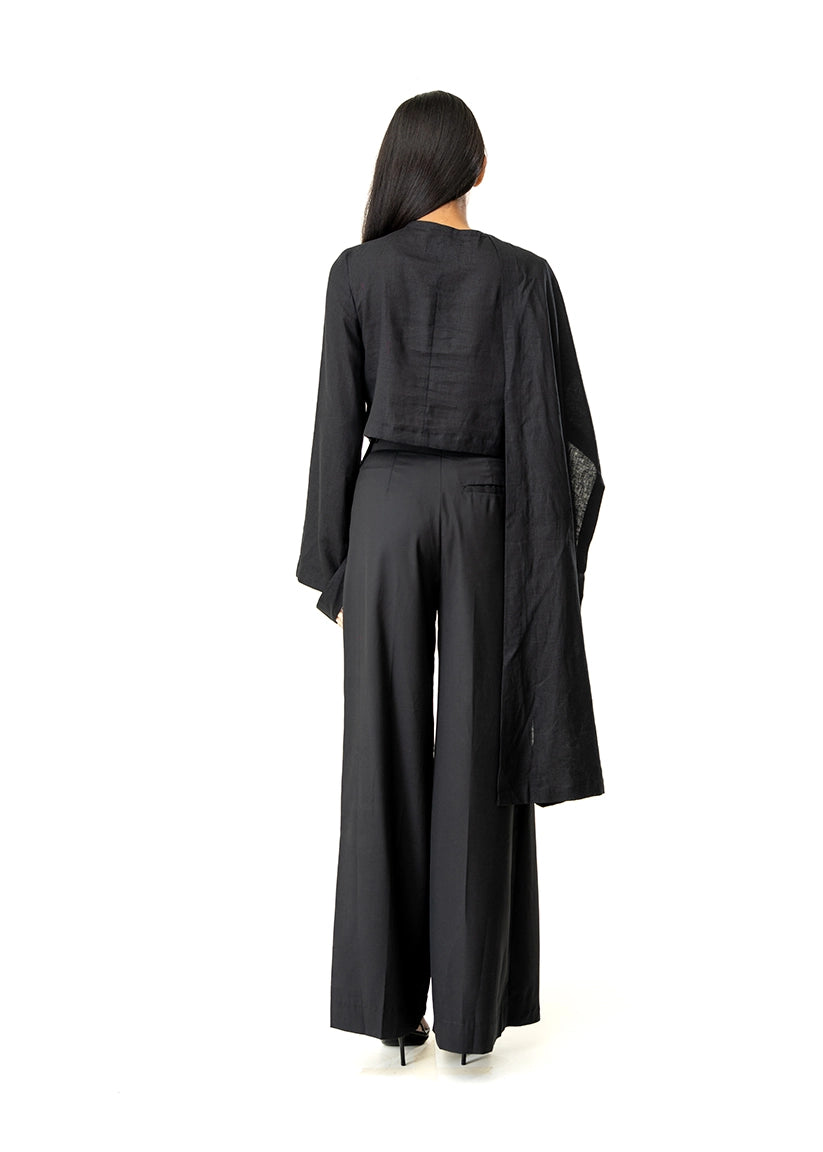 Demo Black Black Sidenote Pants - CULT