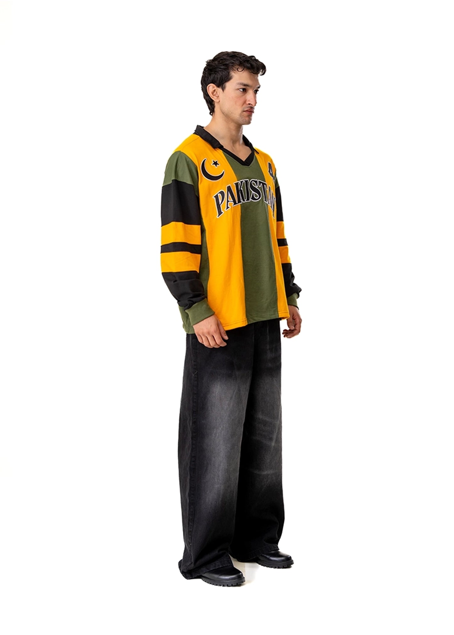 Motherland Orange Orange Goal Keeper LS Cotton Jersey - CULT - haider