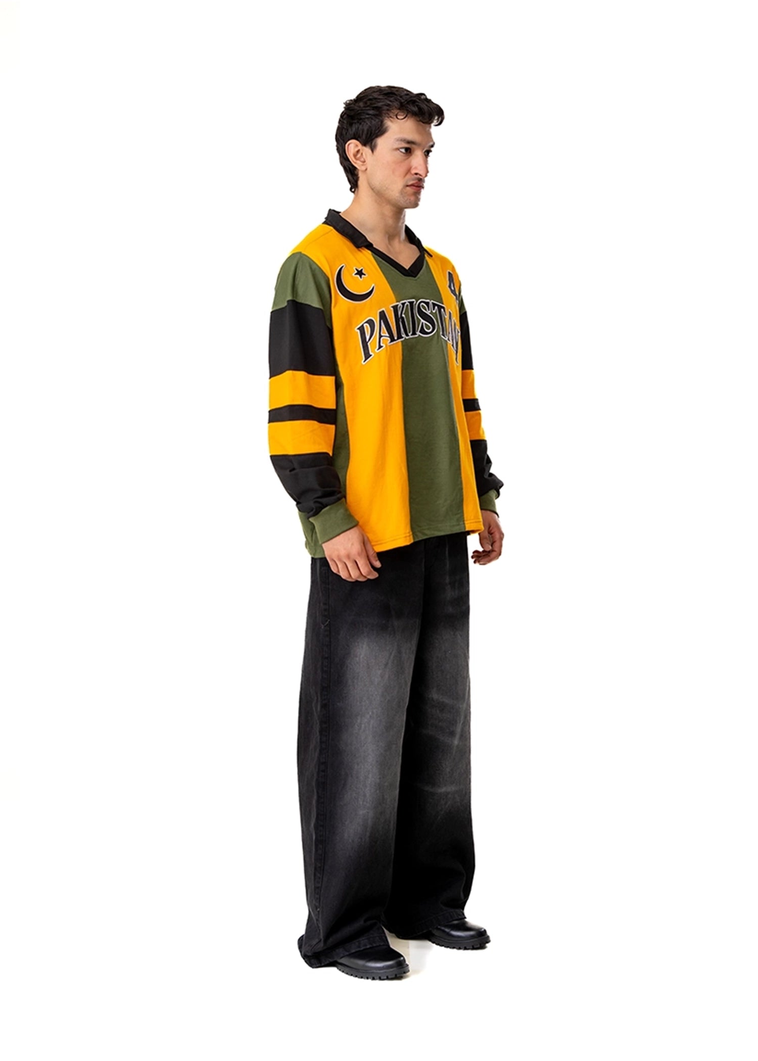 Motherland Orange Goal Keeper LS Cotton Jersey Cult Karachi Pakistan