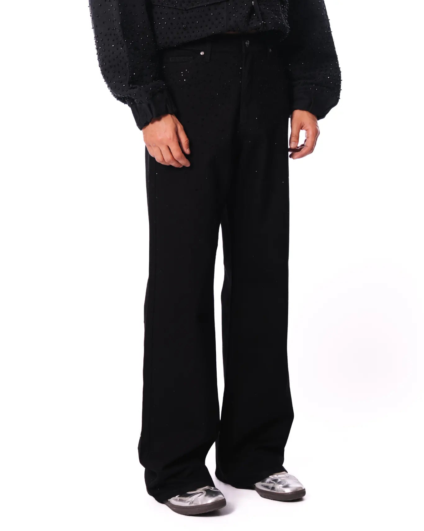 Dreams of Arthur Black Cult x DOA Rhinestone Denims - CULT