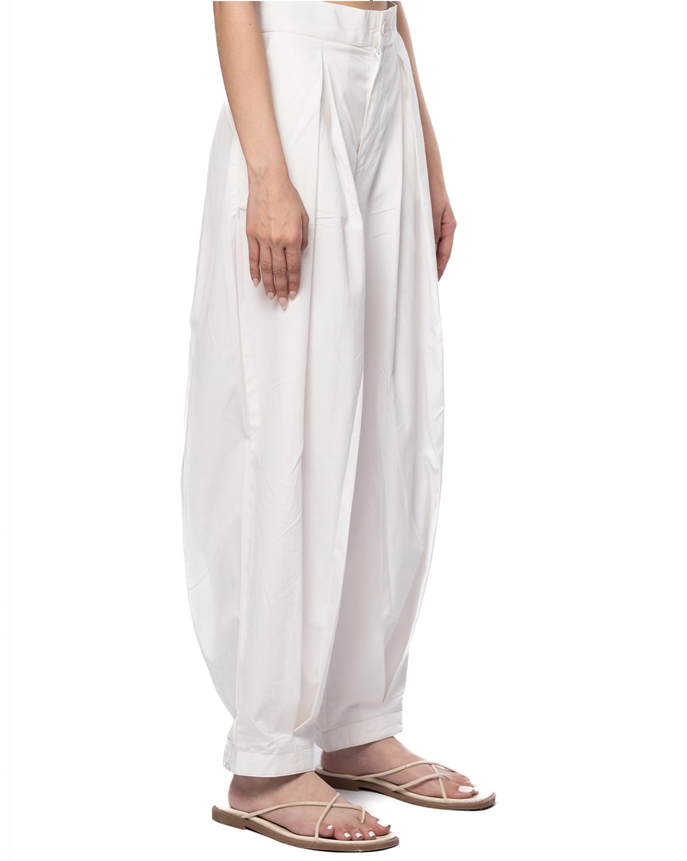 Baro Studio Ivory Ivory Balloon Pant - CULT - haider