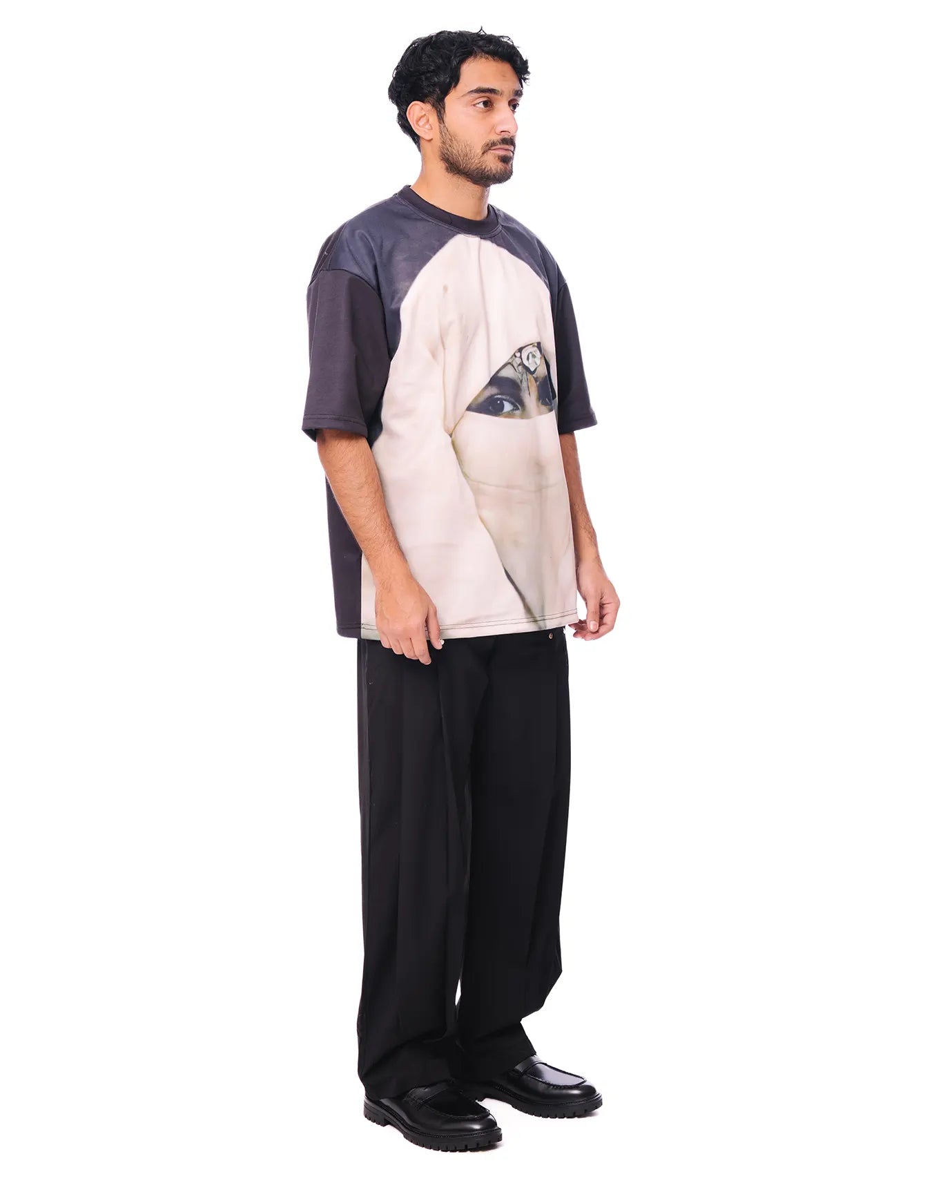 Naqees Black Black Pleated Pants - CULT