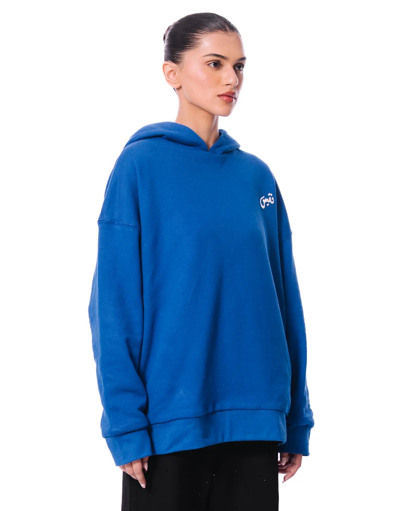 Naqees Royal Blue Royal Blue Reversible Hoodie - CULT - haider