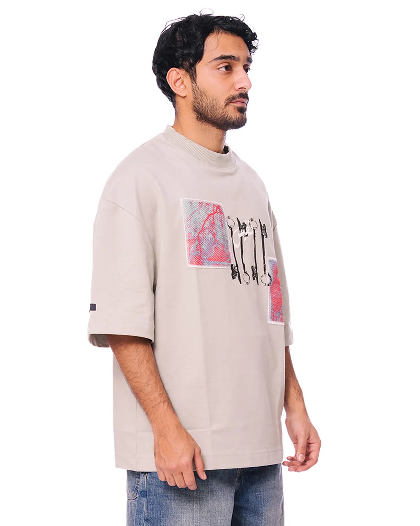 Naqees Sage Green Green Keys and Locks Tee - CULT