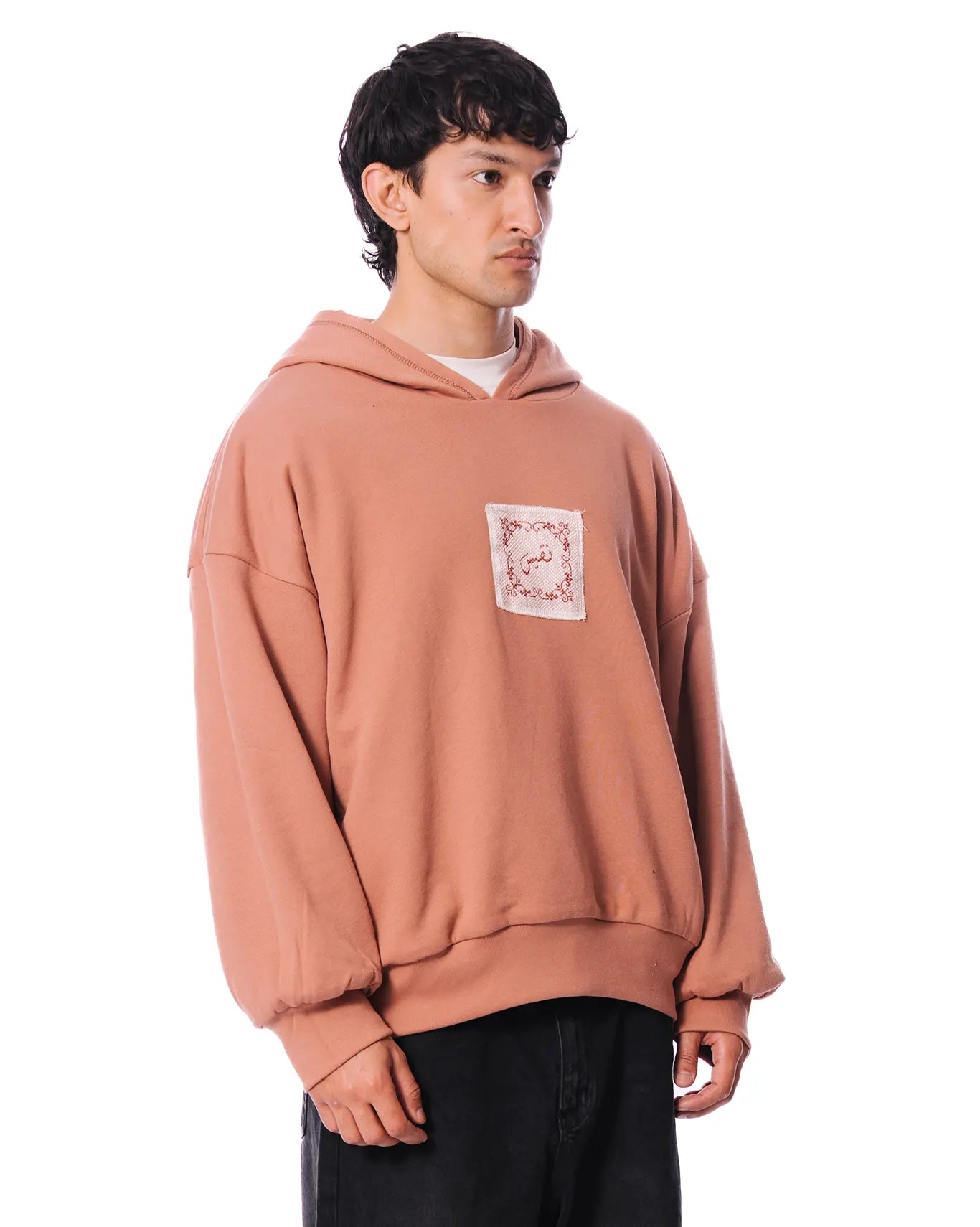 Naqees Rust Rust Reversible Balloon Hoodie - CULT