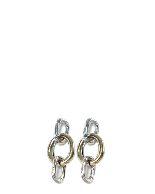 Chained Contrast Color Earrings