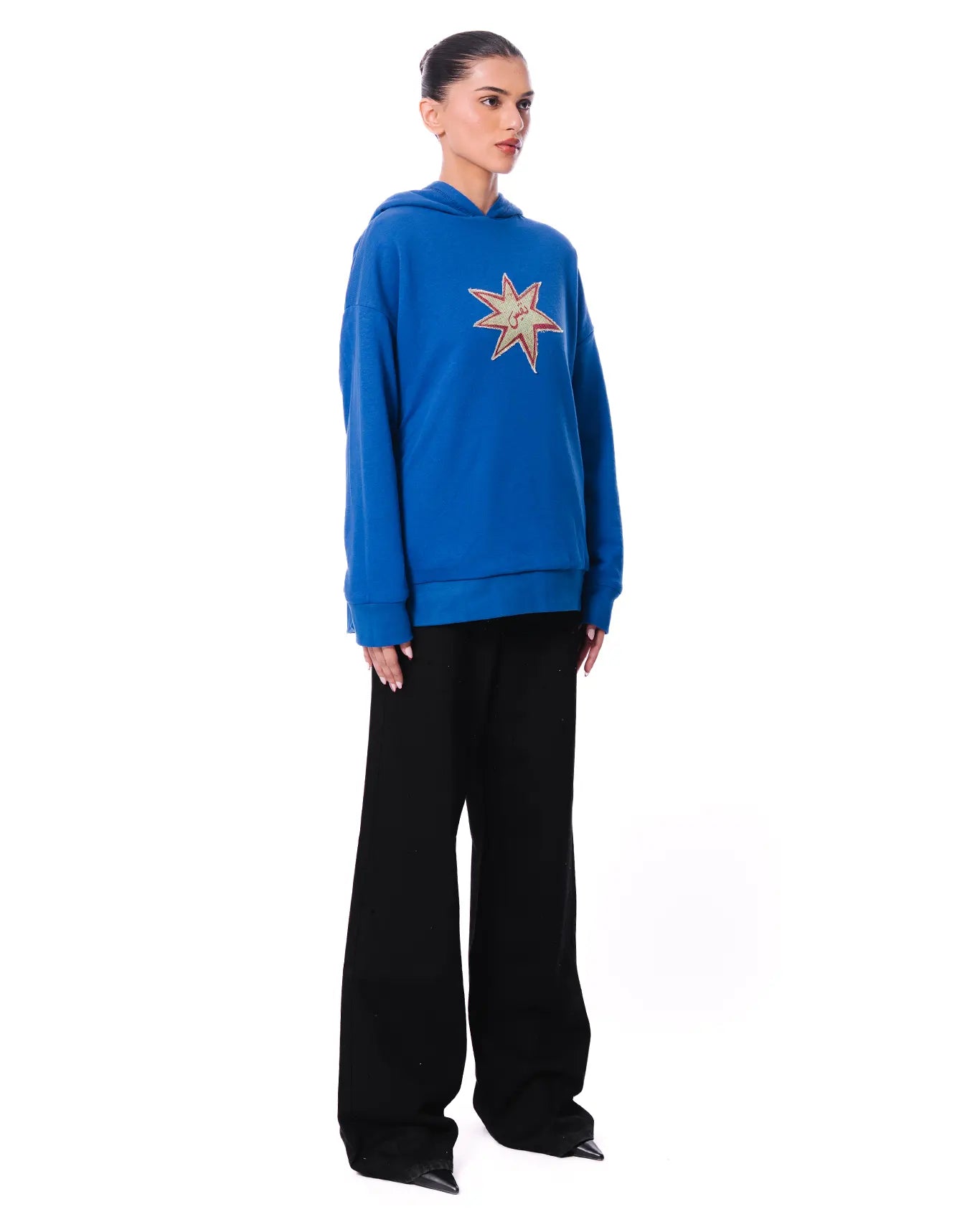 Naqees Royal Blue Royal Blue Reversible Hoodie - CULT - haider