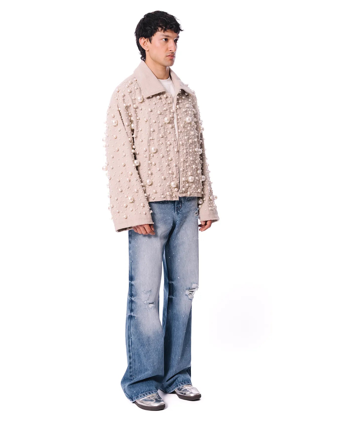 Dreams of Arthur Cream Mother of Pearl Jacket - CULT