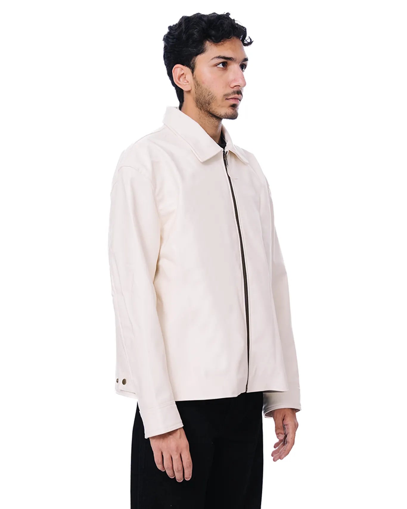 Cream Structure Jacket