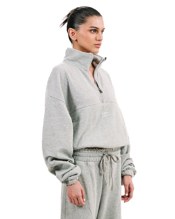 Half Zip Heather Pullover