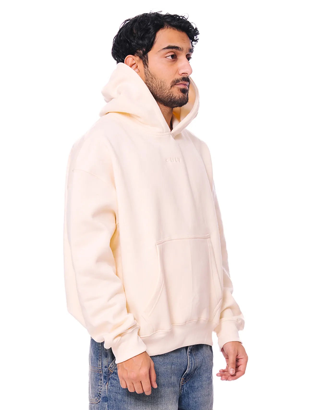 Cult Studio Creme Creme Cult Essential Hoodie - CULT - haider