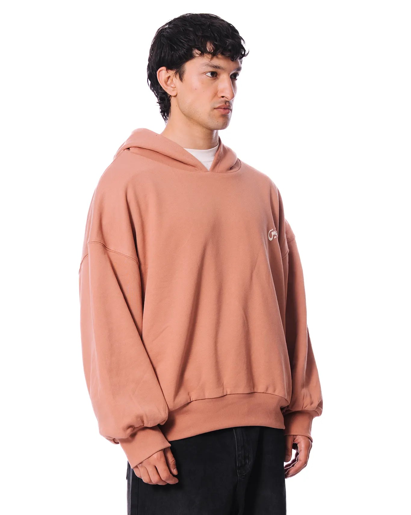Naqees Rust Rust Reversible Balloon Hoodie - CULT - haider