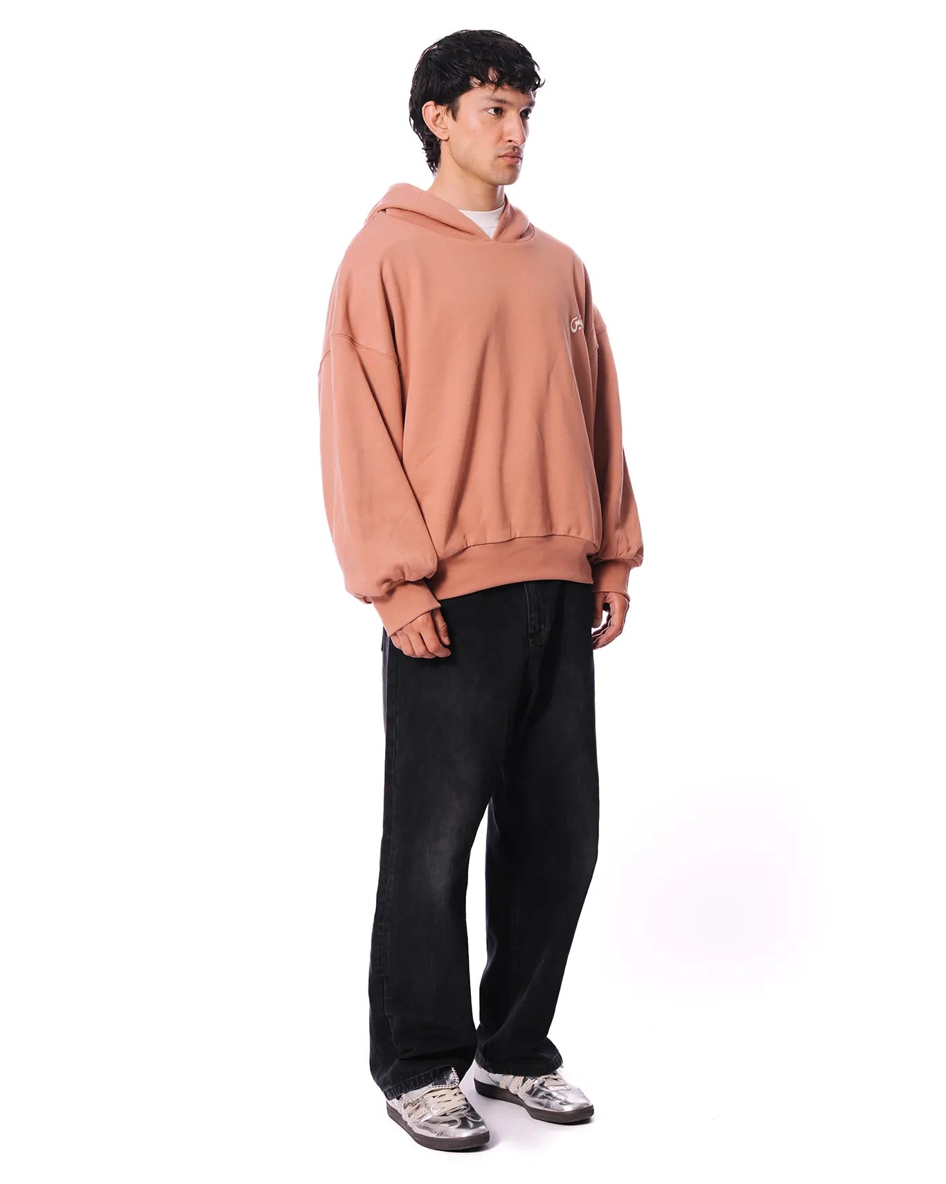 Naqees Rust Rust Reversible Balloon Hoodie - CULT - haider