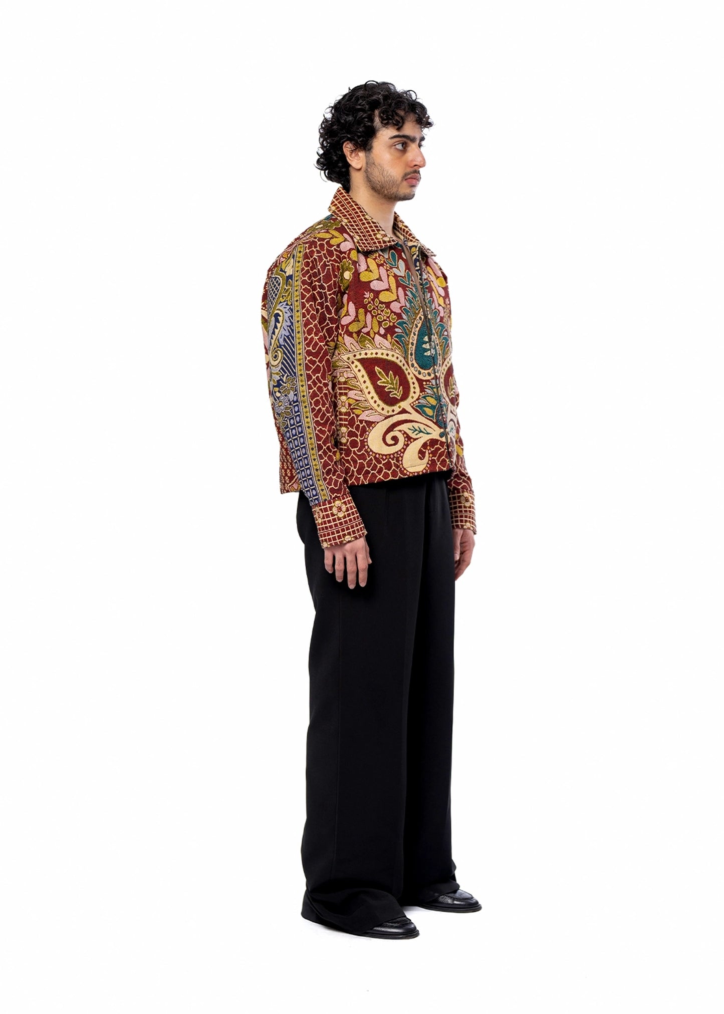 Collected XX Multicolor Multicolor Gul Bahaar Cropped Jacket - CULT - haider
