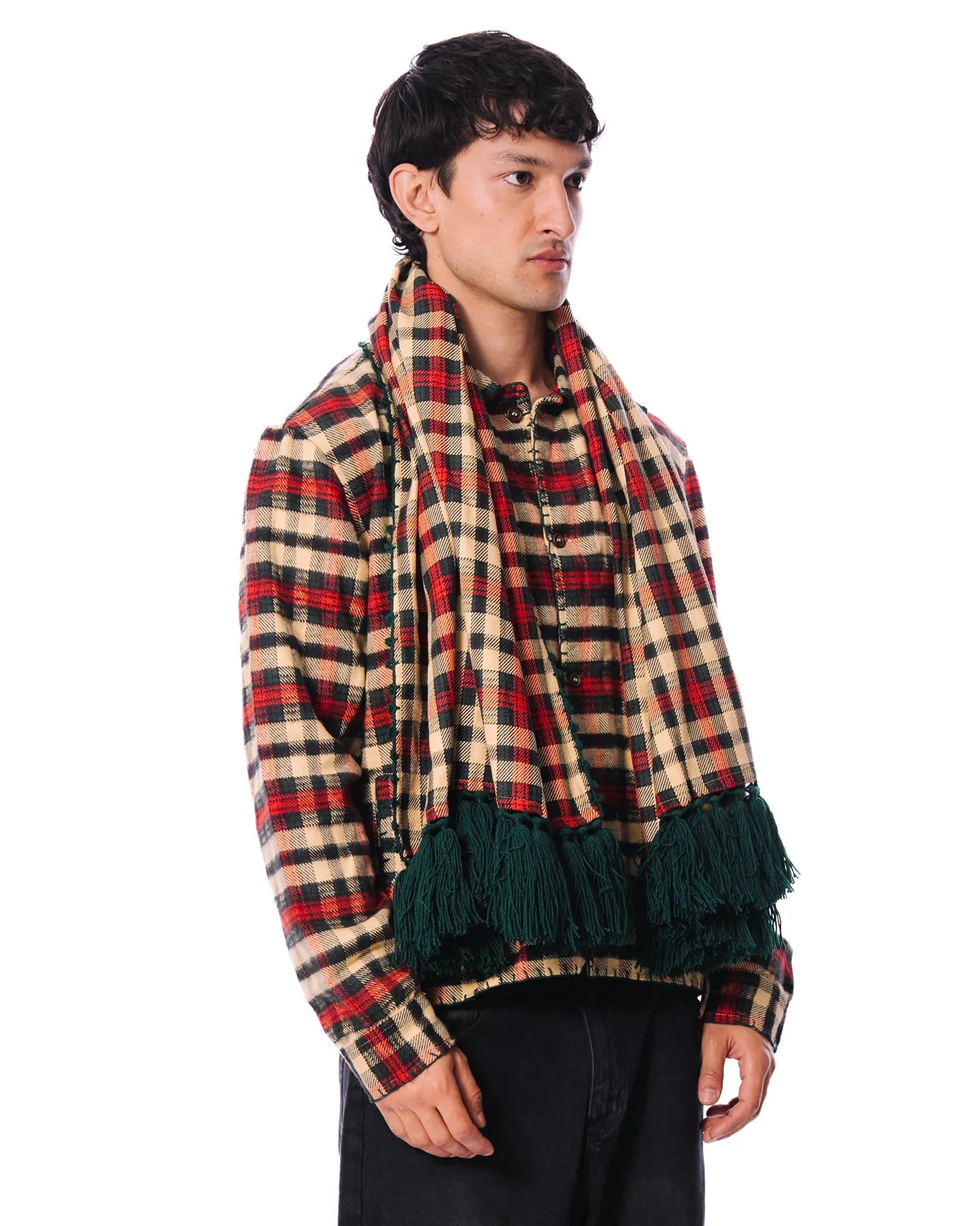 Wear Oga Plaid Red Ground Edit 15 - CULT - haider