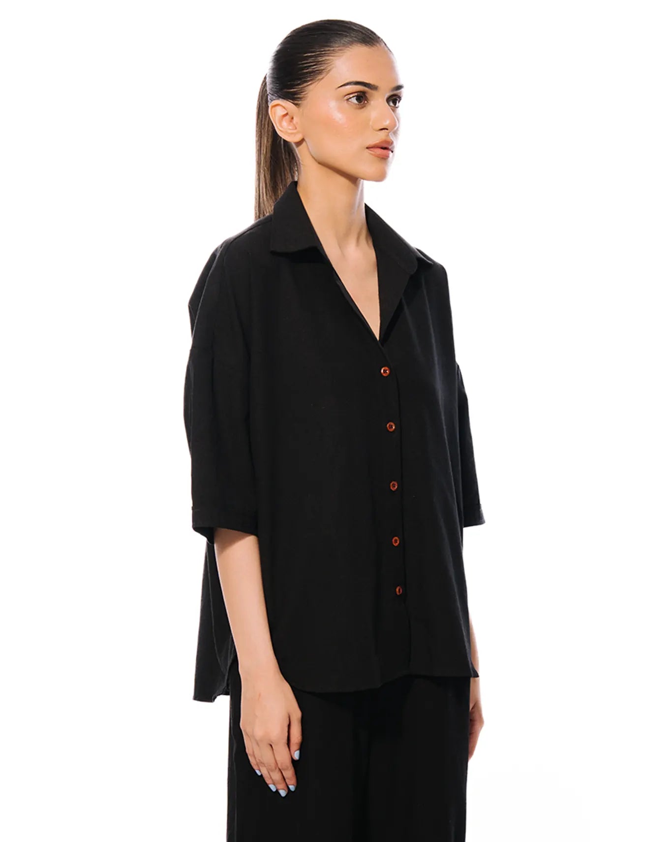 Soot Back Split Shirt