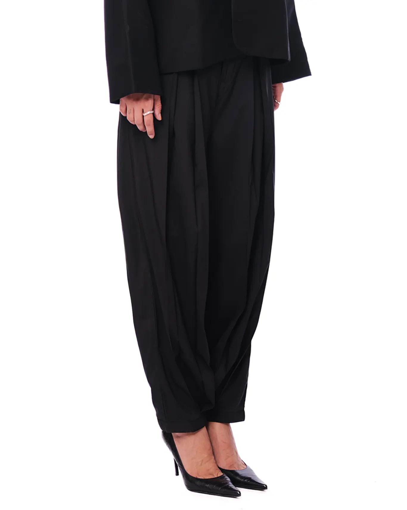 Baro Studio Black Black Balloon Pant - CULT