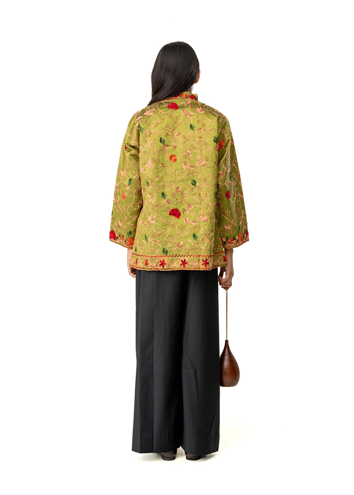 Ishq-e-Amore Parrot Green The Green Gul Jacket - CULT - haider
