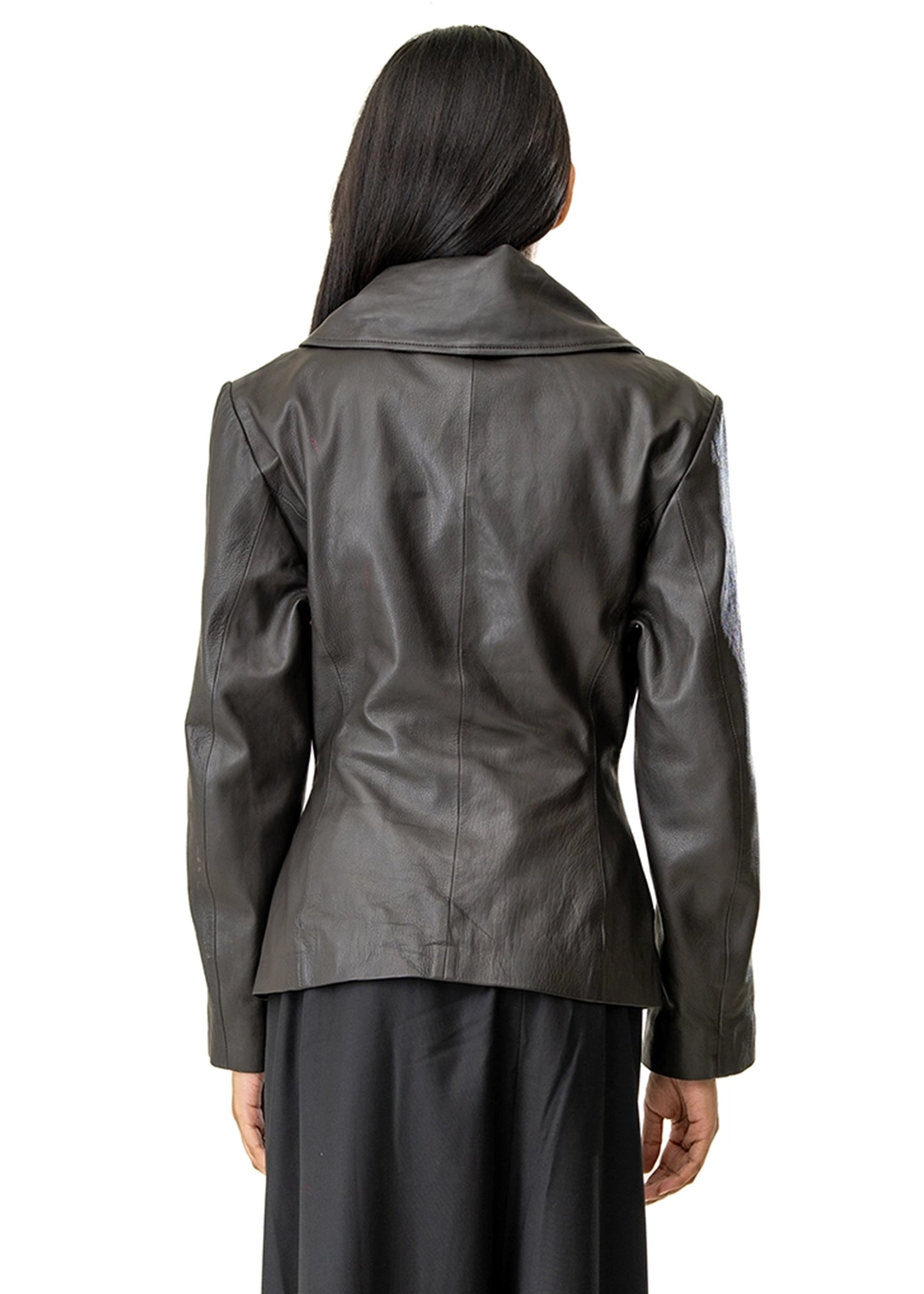 Dreams of Arthur Brown Petite Braided Leather Jacket - CULT - haider