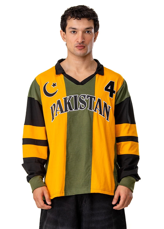 Motherland Orange Goal Keeper LS Cotton Jersey Cult Karachi Pakistan
