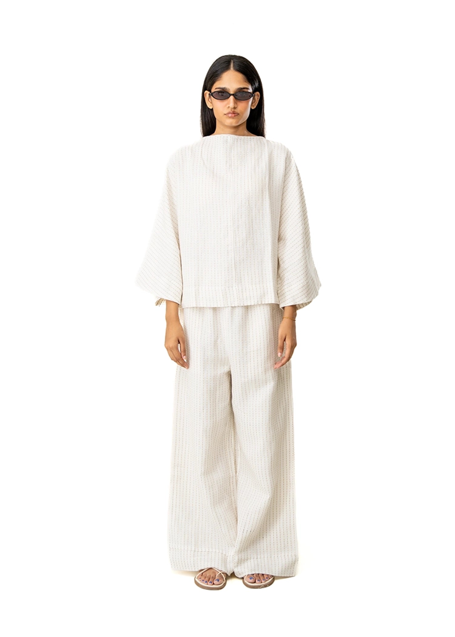 Cultishh Off-White Lola Set Cult Karachi Pakistan