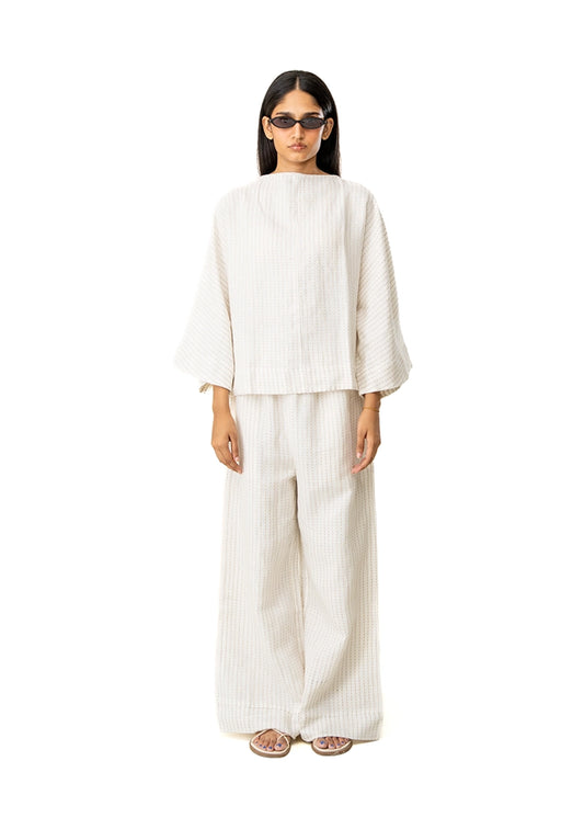 Cultishh Off-White Lola Set Cult Karachi Pakistan