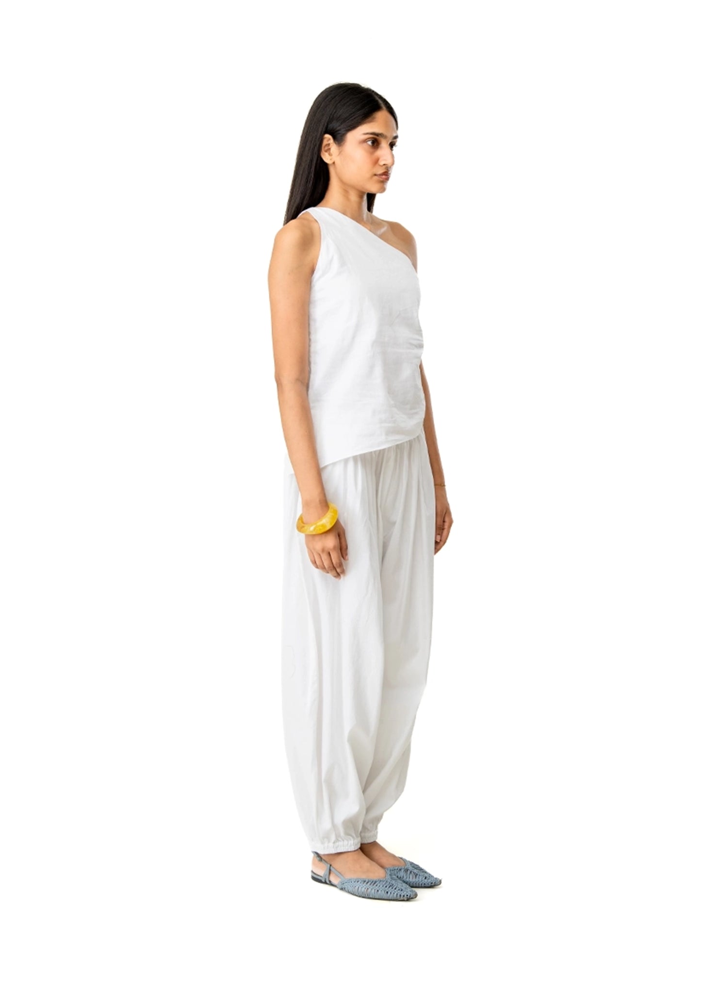 Curated Official White One Shoulder White Balloon Set - CULT - haider