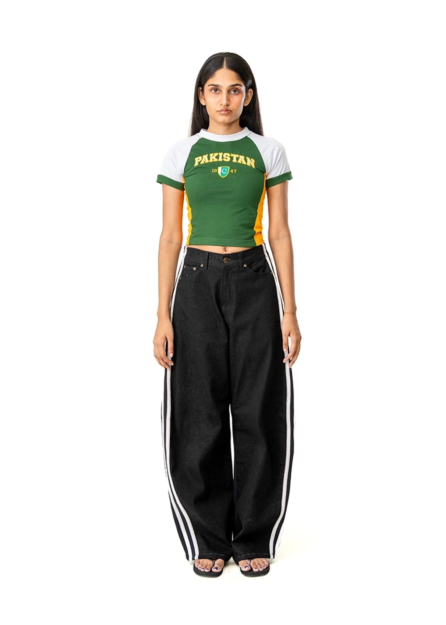 Motherland Green Green Pakistan Baby Tee - CULT - haider