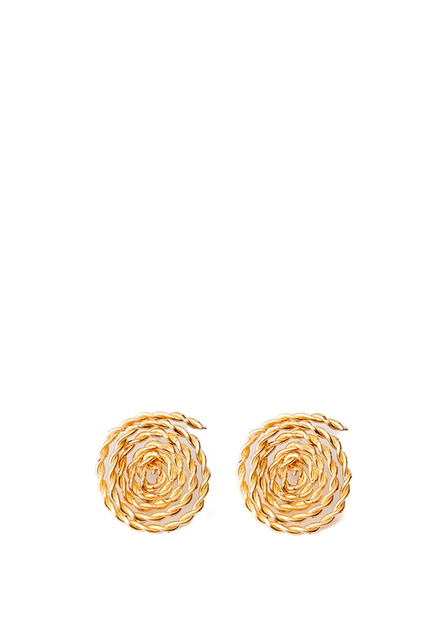 Jahanara Jewels Gold Gold Spiral Twisties - CULT - haider